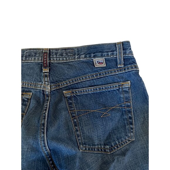 Cruel Girl Hip Hugger Blue Jeans Women's 11 Long Relaxed Fit Dark Wash Denim - Picture 6 of 9